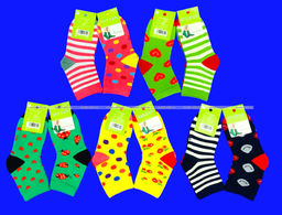 Цена за 10 пар. SYLTAN носки детские, подростковые на девочек "Разноцветные ножки " арт. 3244