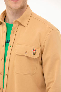 Мужская рубашка Camel с длинным рукавом - U.s. polo assn фото 7