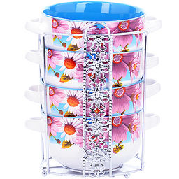 27587 Набор супниц 5пр 540мл на подставке LR (х6) - Mayer&boch фото 2