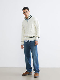 Baggy Fit Erkek Jean Pantolon