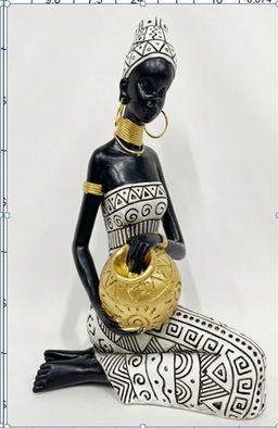 Фигурка Африканка 25 см / LY240332-A /уп 8/