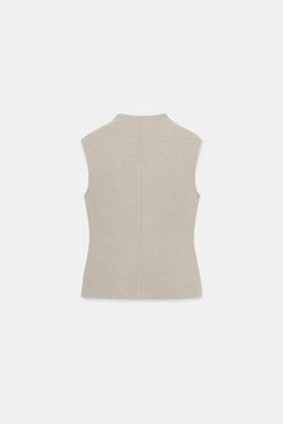 TWILL BUTTONED WAISTCOAT