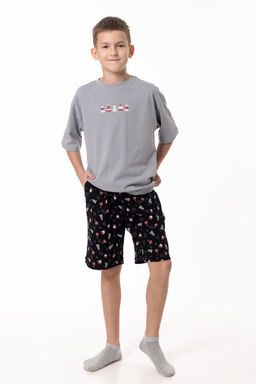 Пижама футболка и шорты М225108Псч