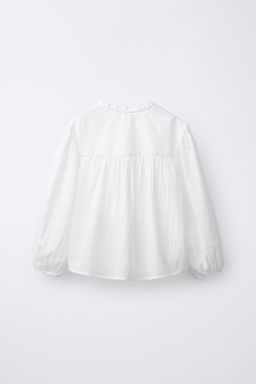ROMANTIC SHIRT WITH PINTUCKS - Zara фото 2