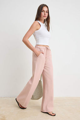 Ac?k Pembe Yuksek Bel Wideleg Tencel Kar?s?ml? Jeans TWOSS26JE00209 - Trendyolmilla фото 11