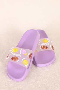 Шлепанцы сиреневые