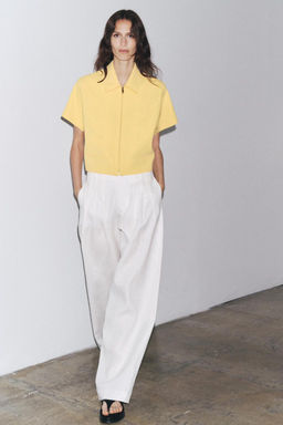 ZW COLLECTION CROPPED JACKET - Zara фото 3