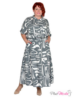 Юбка Модель №1978 размеры 44-84 - Plusmoda фото 4