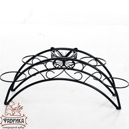 Подставка для цветов на подоконник 41-942B на 5 цветков - Фабрика интерьерной ковки фото 3