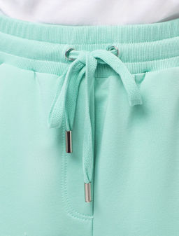 Шорты из футера двухнитки с эластаном - Vilatte фото 2