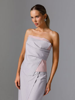 Корсет в полоску