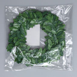 Лиана искусственная для декора «Лавровый лист», 3 метра, 13×13×2 см