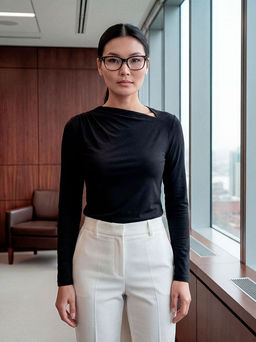 Лонгслив c драпировкой Top.1116