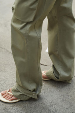 STRAIGHT-LEG CARGO TROUSERS - Zara фото 13