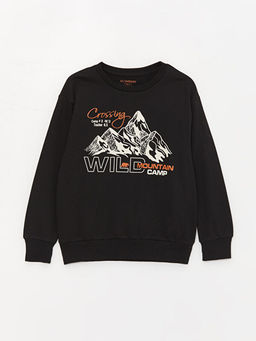 Bisiklet Yaka Bask?l? Uzun Kollu Erkek ?ocuk Pijama Tak?m? - Waikiki фото 2