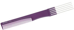 Расческа для начеса с металлическими зубцами DEWAL BEAUTY DBFI6506