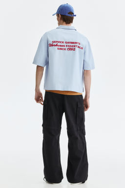 Camisa cargo de manga corta Relaxed Fit - H&m фото 6