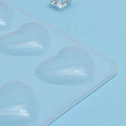 Форма для шоколада Доляна Сердечки, силикон, 20?17.5?0.6 см, 9 ячеек (5.5?5 см)  фото 4