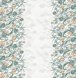 Скатерть 120х145см Виши, длина стола до 105см, на 4 персоны, рогожка, хлопок Премиум 186г/м2, упаковка классическая 28х41см, Домашняя мода (Россия)  фото 2