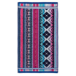 Полотенце кухонное махровое 30х60см, пестротканое, плотность 420гр/м2, хлопок 100%, "Ромбы" (Россия)