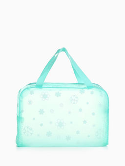 Цена за 2 шт. Косметичка - сумочка на молнии для бассейна, с ручками, с рисунком, зелёная - Simaland фото 2