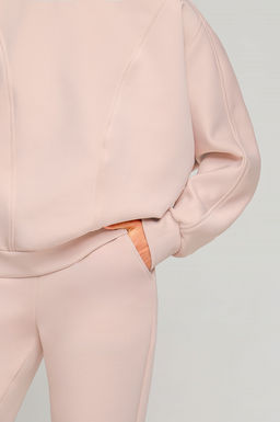 Арт. 2802 Костюм с брюками женский 44-52(5 шт) Цвет:пудра