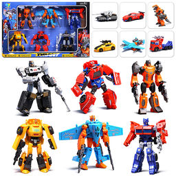 Робот трансформирующийся в машины, в коробке