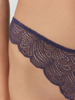 Цена за 2 штуки! Трусы женские слипы мультипак (2 шт.) в серо-синем цвете - Mark formelle фото 6