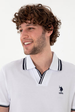 Erkek Slim Fit Polo Yaka Beyaz Ti__rt Sepette S_rpriz _ndirim - U.s. polo assn фото 9