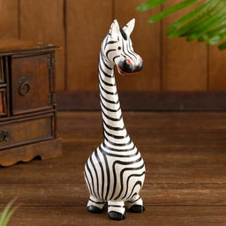 Сувенир «Зебра Мироша», 27×7×7 см, дерево