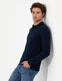 Темно-синий зауженный свитшот - Cacharel фото 7