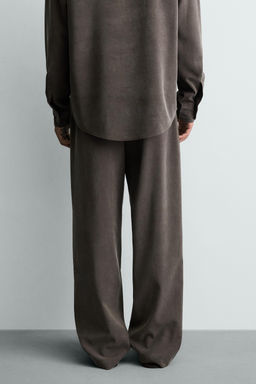 PANTAL?N FLUIDO RELAXED FIT / marron-vison - Zara фото 3