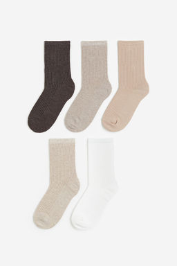 Pack de 5 calcetines en punto de canale