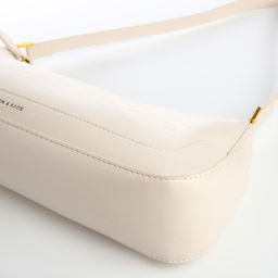 Сумка женская багет на молнии, цвет белый - Simaland фото 4