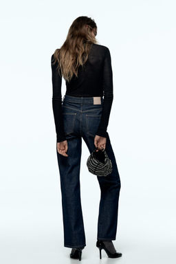 JEANS Z1975 STRAIGHT HIGH WAIST LONG LENGTH - Zara фото 5