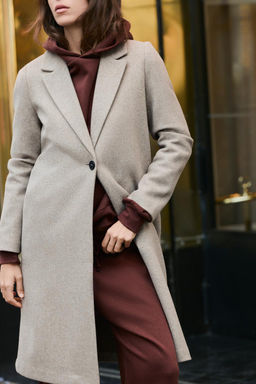 SOFT BUTTON COAT