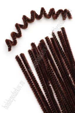 Проволока синельная 100 шт (SF-3311) шоколадный