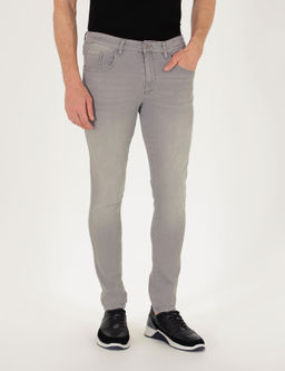 A__k Gri Slim Fit Jean Pantolon