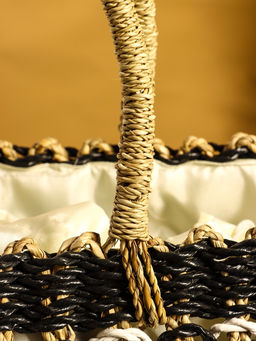 Сумка плетёная «София», из сиграсса, 38×12×42 см