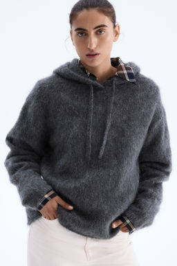 Jersey con capucha en mezcla de mohair - H&m фото 3