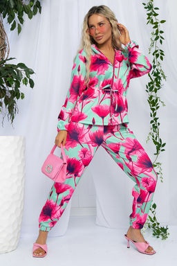 Костюм Бомба стиля (розово-мятный) К13142-6М - Lt collection фото 2