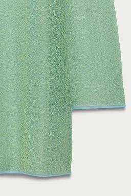 VESTIDO SEMITRANSPARENTE PUNTO MARISA BERENSON X ZARA / Verde agua фото 3