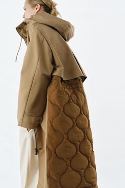 CONTRAST PARKA ZW COLLECTION - Zara фото 3