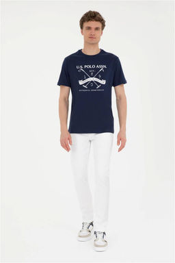 Мужские белые брюки из плотной ткани Неожиданная скидка в корзине - U.s. polo assn фото 3