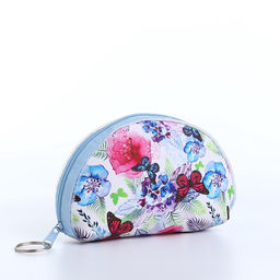 Цена за 2 шт. Кошелёк-монетница на молнии, 13.5×3.5×9 см, с принтом, МИКС