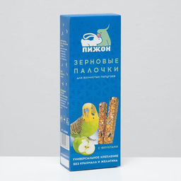 Зерновые палочки Пижон для птиц, с фруктами, 2 шт, 96 г