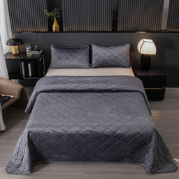 Велюровое покрывало ромб OVF036 240*260