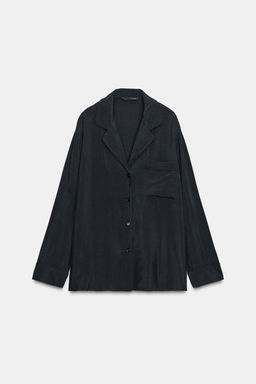 FLUID SHIRT WITH POCKET ZW COLLECTION - Zara фото 6