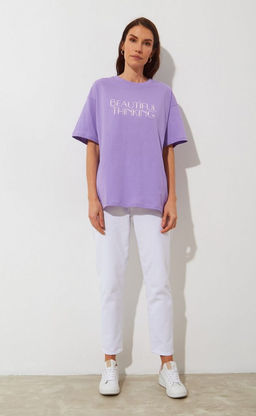 Футболка F312-03-762 lilac - Fine joyce фото 4