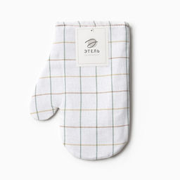 Варежка-прихватка Этель Harmony 20х27см,100% хл, рогожка 186 г/м2  фото 4